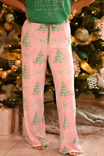 Christmas Trees & Bows PJ Pants