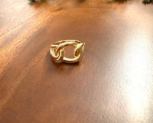 B.b Lila Big Links Gold Ring