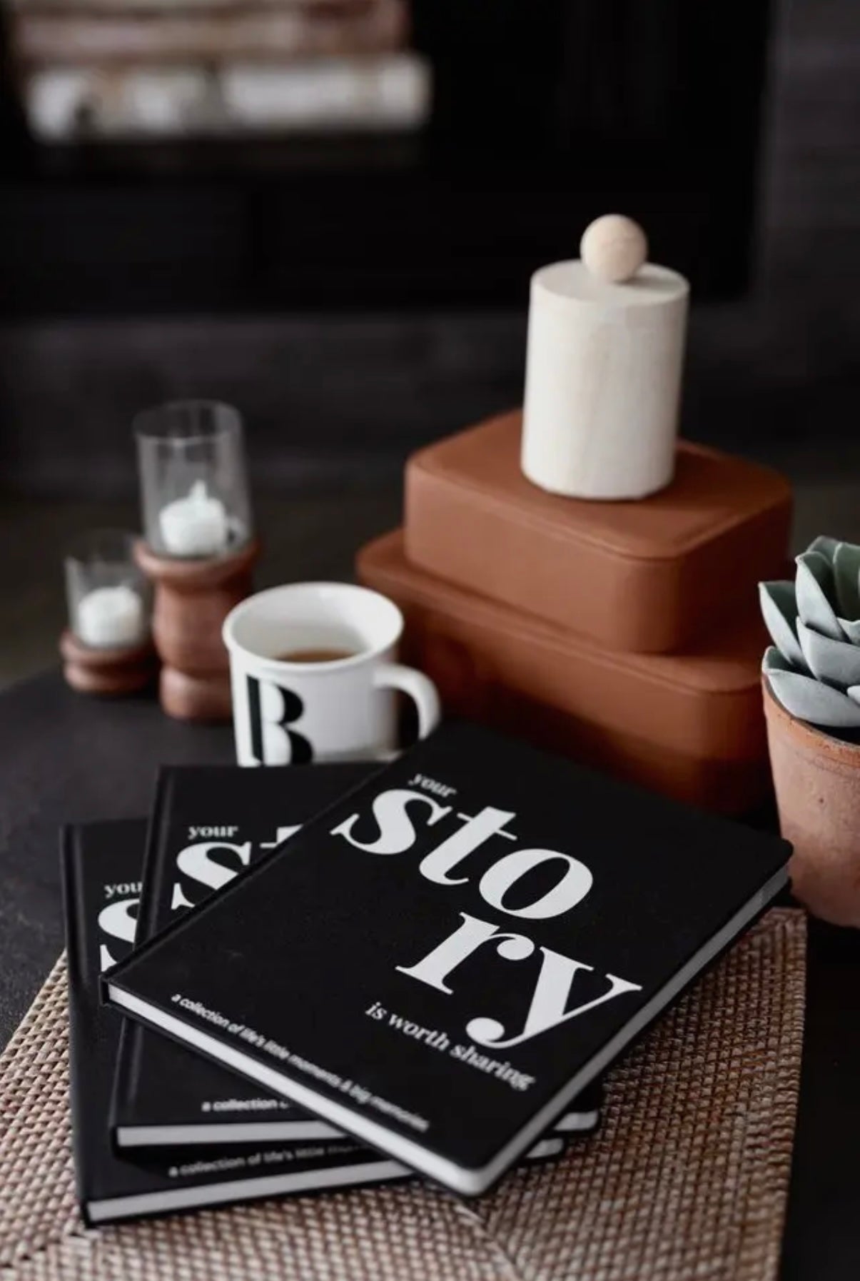 Your Story Is Worth Sharing - Coffee Table Journal Keepsake