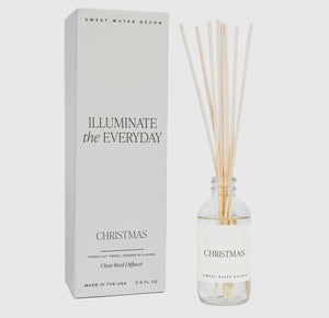 Christmas Clear Jar Reed Diffuser