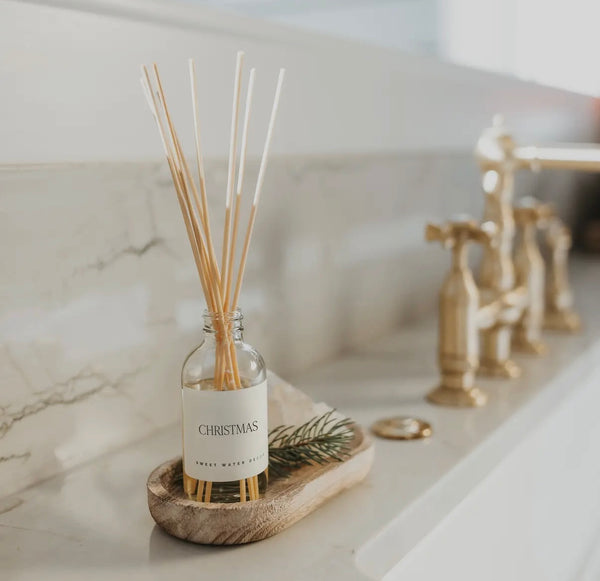 Christmas Clear Jar Reed Diffuser