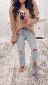 HIDDEN Cropped Flare Denim Jeans