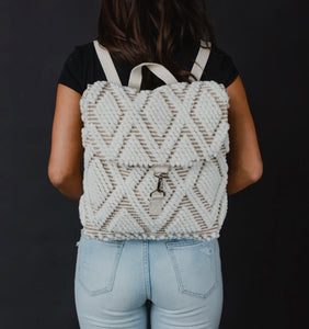 Multiple Colors - Diamond Patterned Backpacks