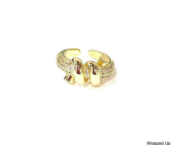 B.b Lila Live Box Gold Wrapped Up Ring