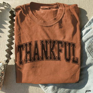 *Pre Order* Thankful Graphic Tee - Yam