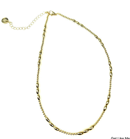 B.b Lila Live Box Get Like Me Gold Necklace