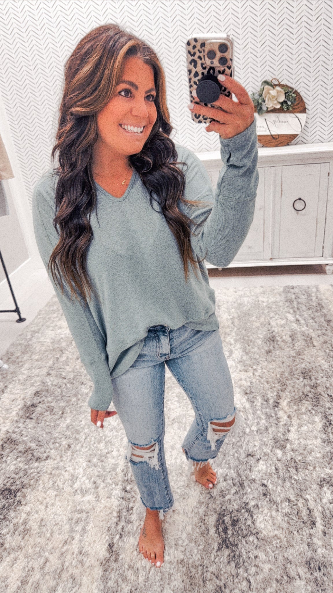 The perfect Fall Long Sleeve - Jade