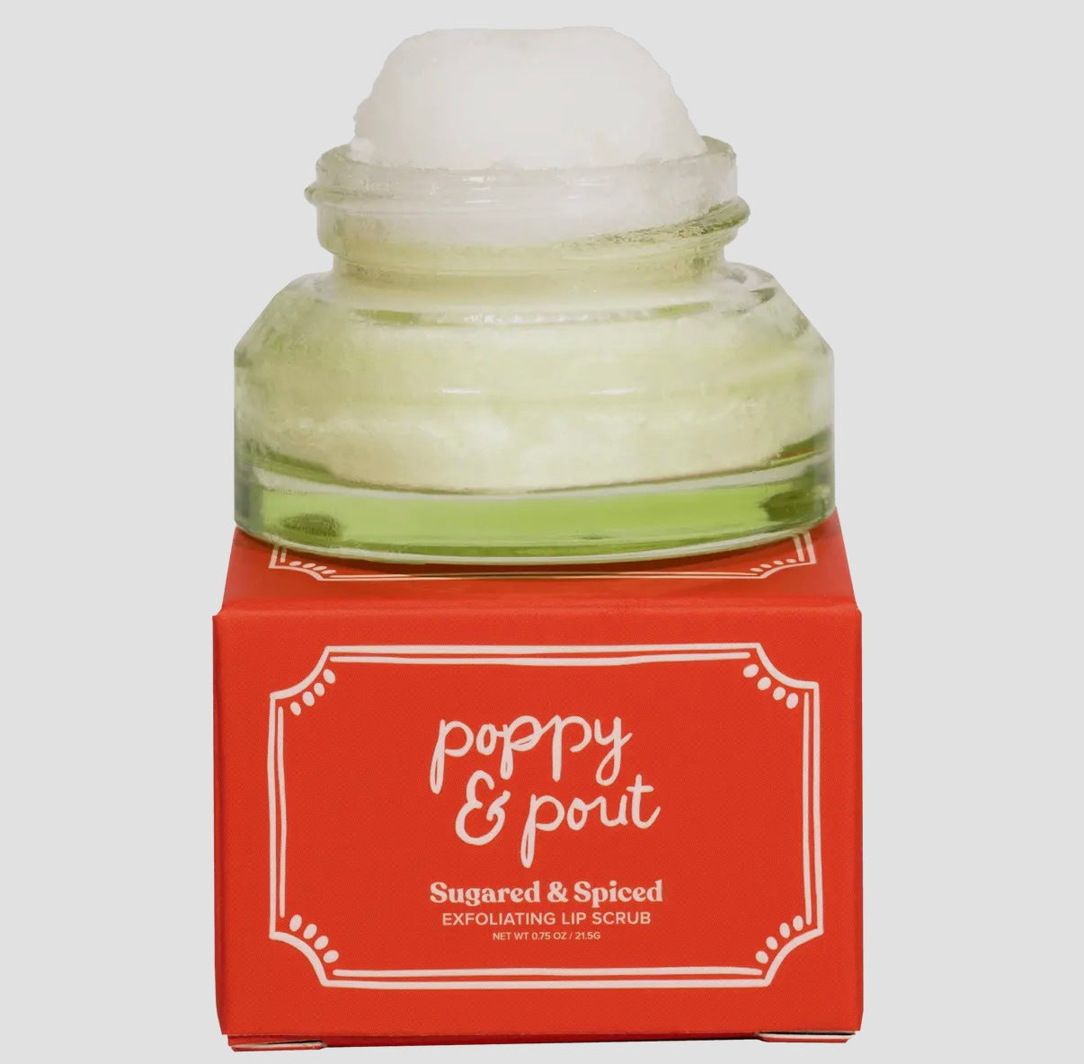 Poppy & Pout Limited Edition Holiday Lip Scrub - Sugared & Spiced