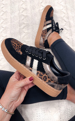 Corky's Rizz Leopard Sneakers