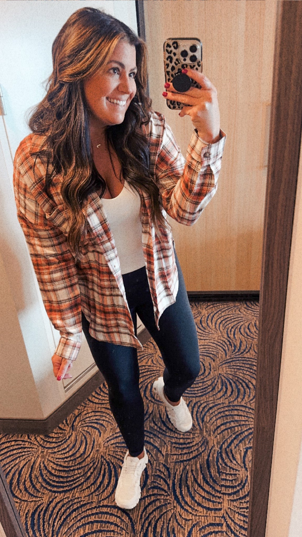 Fall Plaid Button Front Flannel