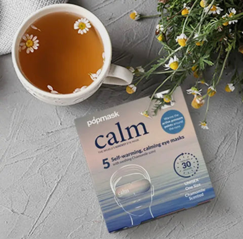 Calm Self Warming Chamomile Scented Sleep Mask 5 Pack