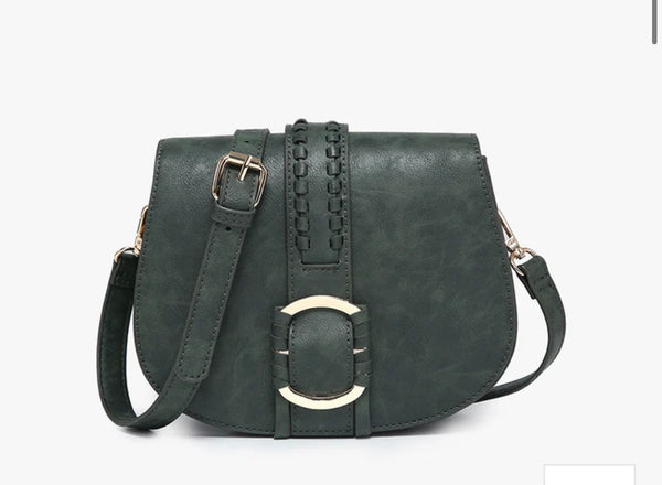 Multiple Colors - Jen & Co. Georgie Front Detail Crossbody