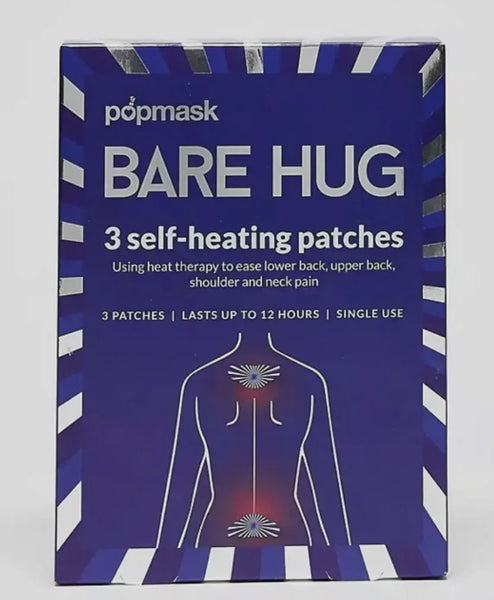 Bare Hug Muscle Self-Heating Patches 3 Pack