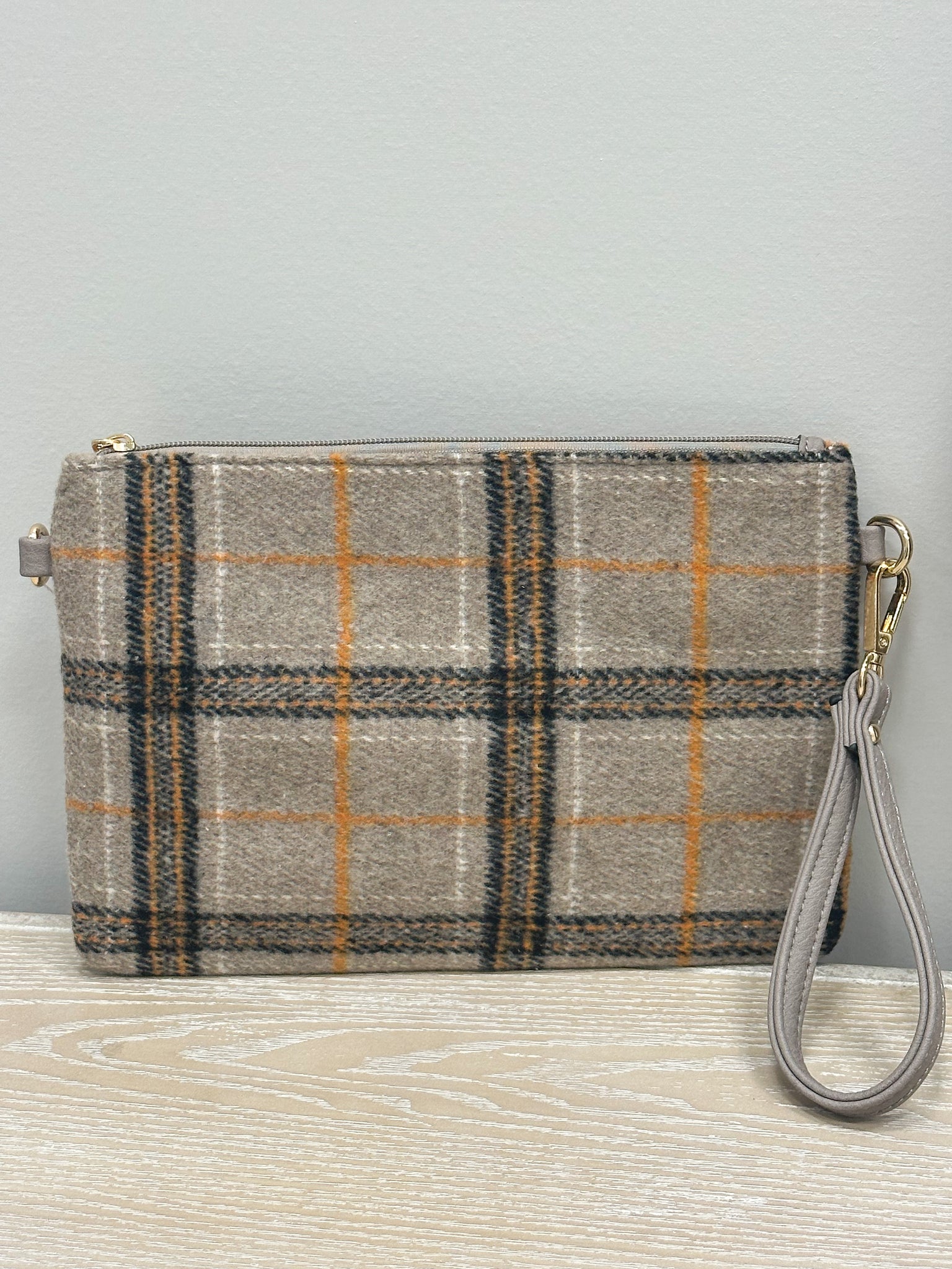 Jen & Co Plaid Crossbody/Wristlet - Multiple Colors