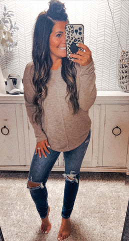 Dusty Gray Vibes Long Sleeve