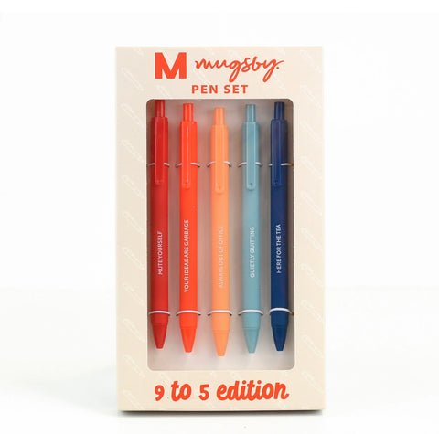 9-5 Edition Hilarious Pen Sets