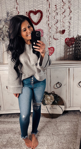 Heather Gray Crewneck Sweater