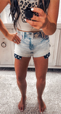 Stars & Stripes Ceros Denim Shorts