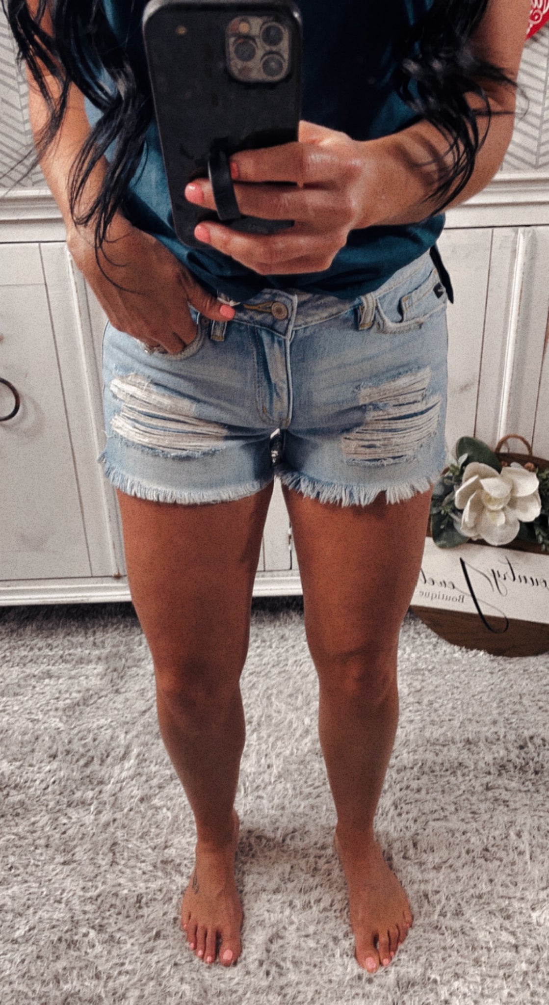 Kancan Bree Mid Rise Shorts