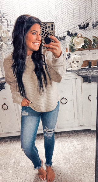 Super Cozy Fall Vibes Long Sleeve Sweaters - Multiple Colors