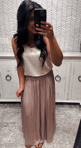 Kori America Dusty Mauve Skirt