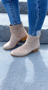 On The Move Beige Booties