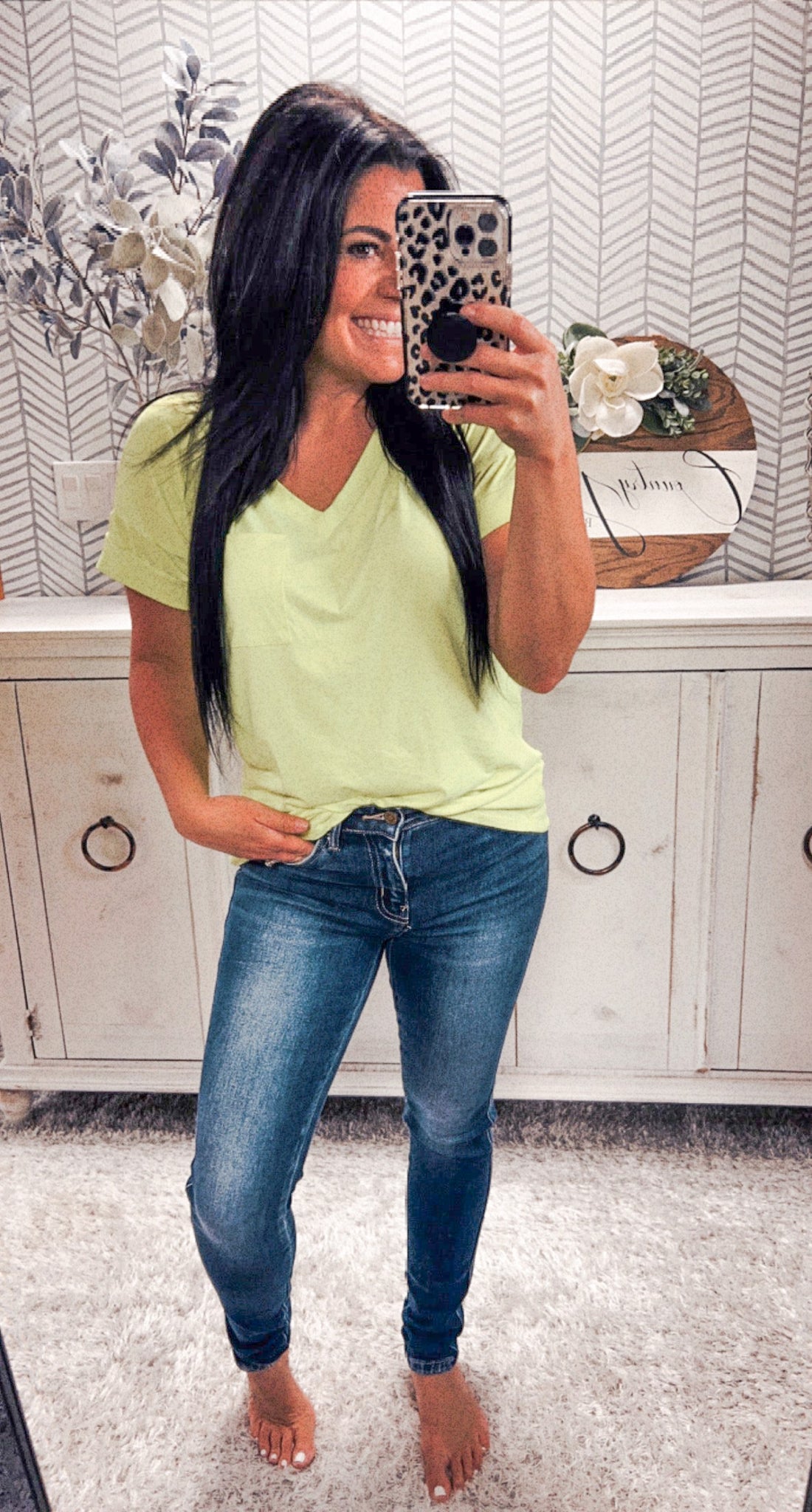 The Perfect Boyfriend Tee - Neon Lime