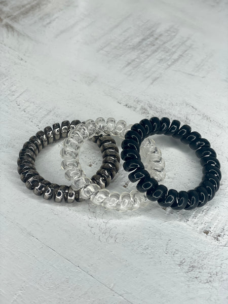 Hotline Black Diamond Hair Tie Set