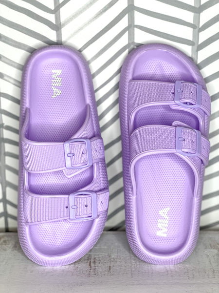 MIA Poolside Pastel Lavender Slides