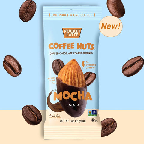 Pocket Latte Mocha/Sea Salt Coffee Nuts