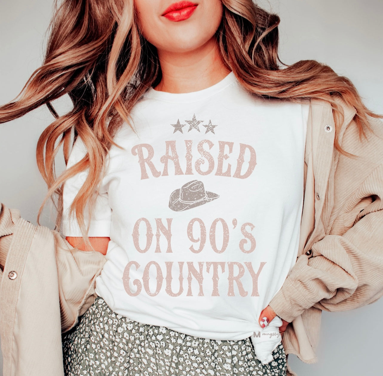 Raised On 90’s Country Graphic Tee