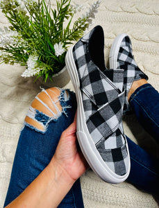 Black/White Plaid Very G Shoe