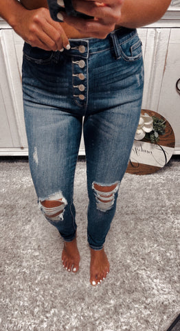 Judy Blue Hannah Button Fly Jeans