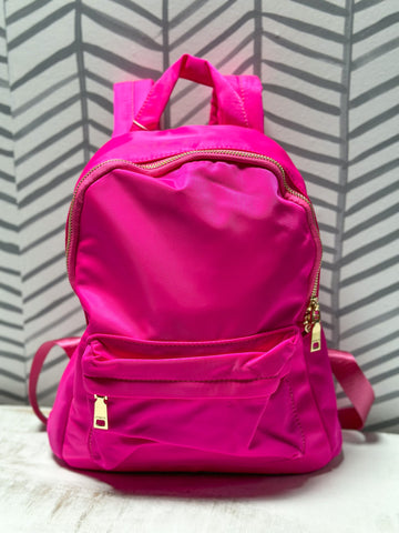 Jen & Co Hot Pink Backpack