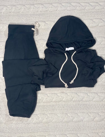 Black Pullover Hoodie