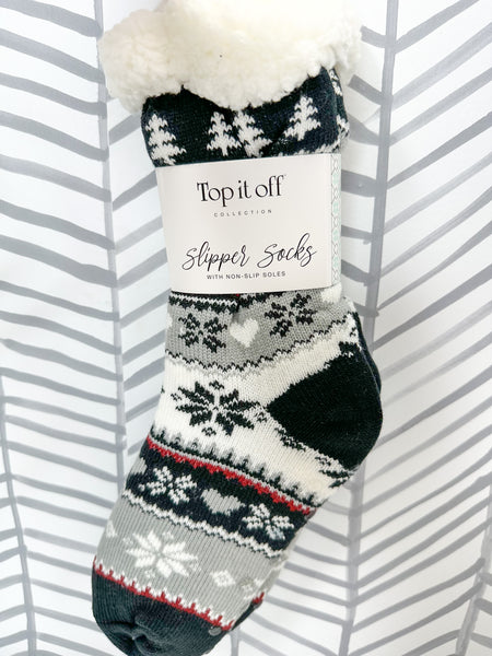 Holiday Collection Slipper Socks