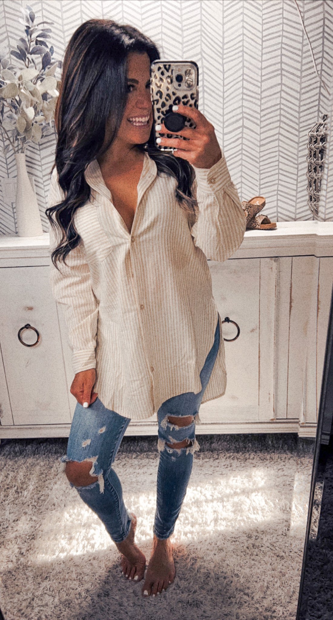 Breezy Linen Boyfriend Shirt