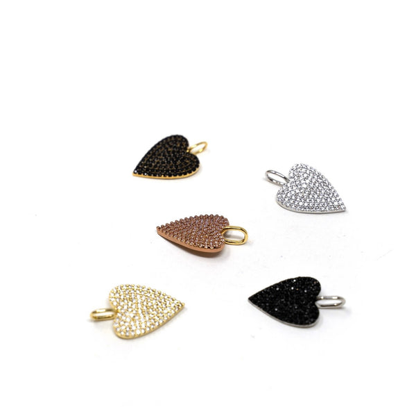 The Sis Kiss - Moody Heart Charm - Multiple Colors ** Restock coming soon**