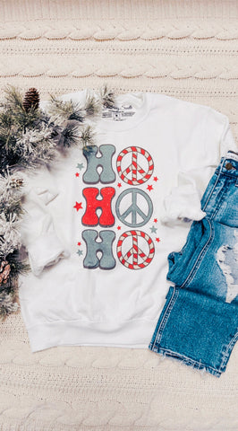 HO HO HO Peace Crewneck