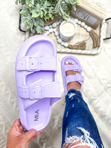 MIA Poolside Pastel Lavender Slides