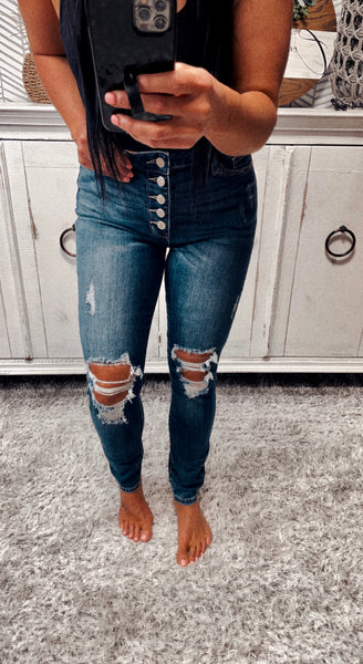 Judy Blue Leslie Dark Wash Jeans