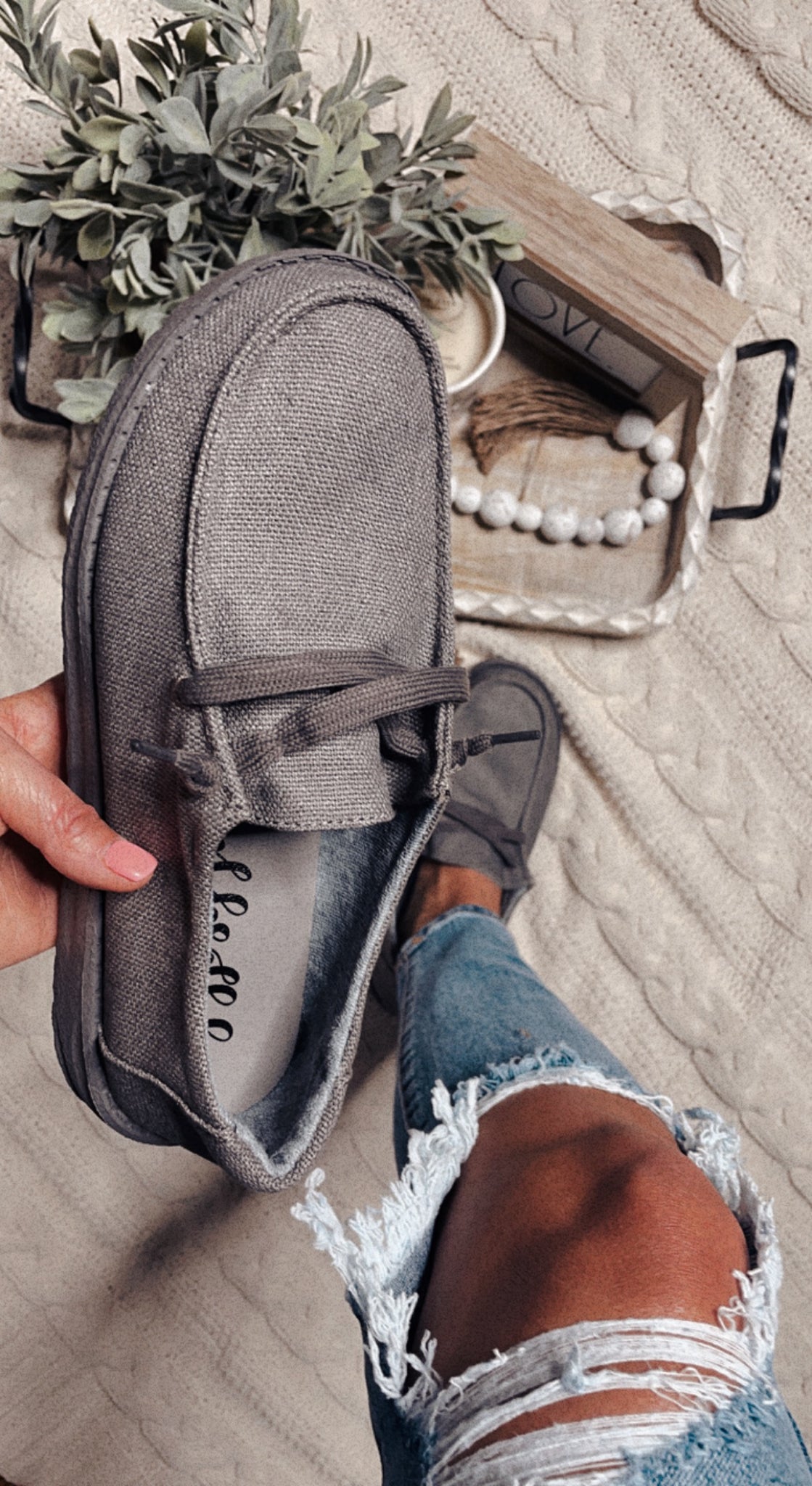 Gypsy Jazz Gray Rays Boat Shoes