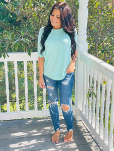 Mint To Be Relaxed Short Sleeve