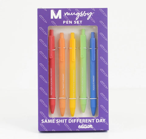 Same Shit Different Day Hilarious Pen Set **Restock coming soon**