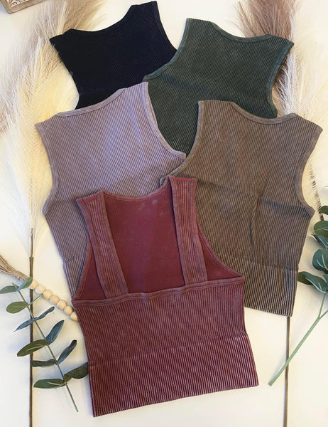 Boho Vibes Ribbed Tanks