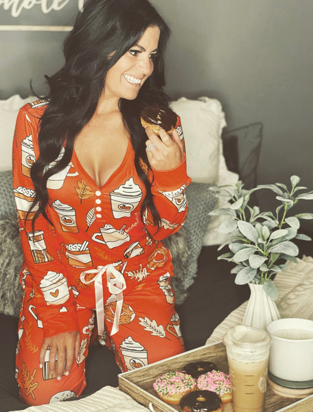 Pumpkin Spice Pajama Set