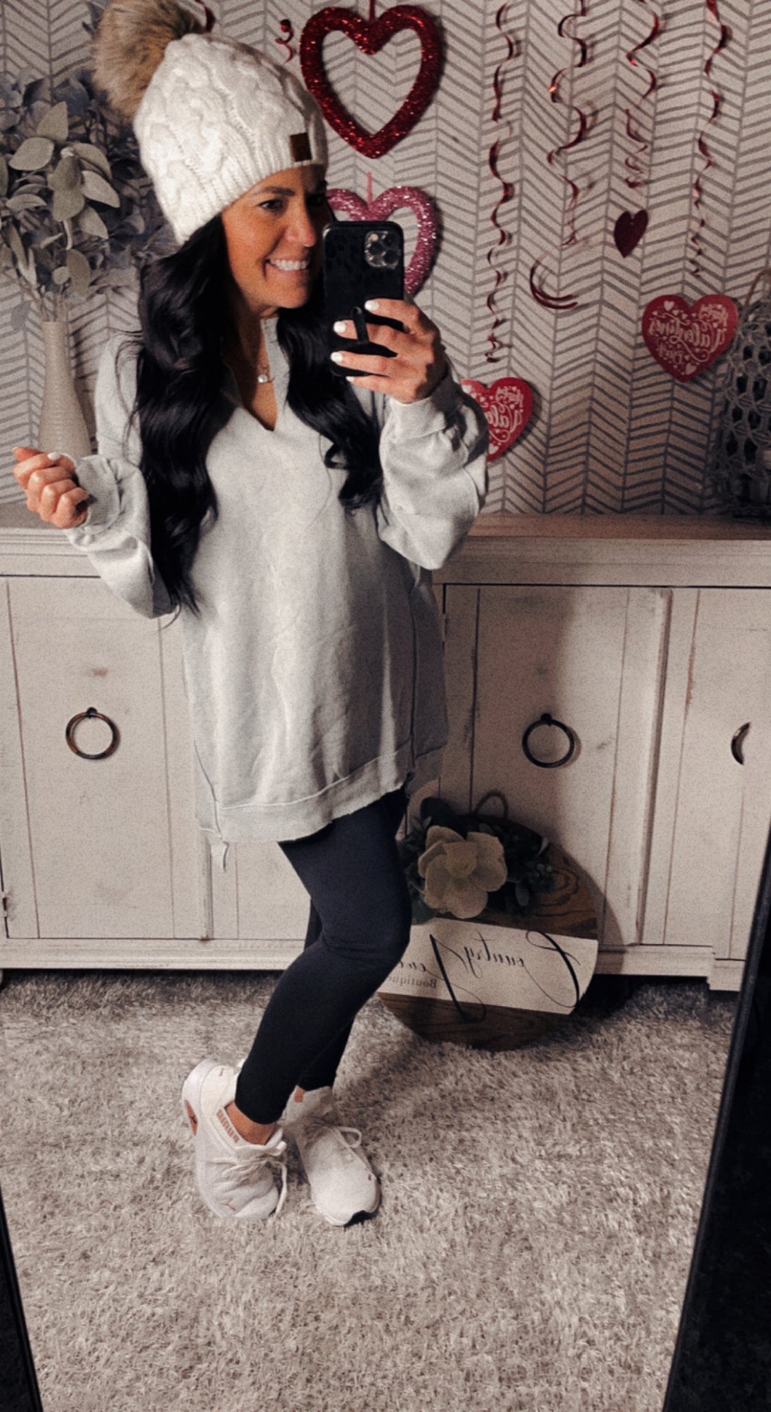 LT. Gray Boyfriend Pullover