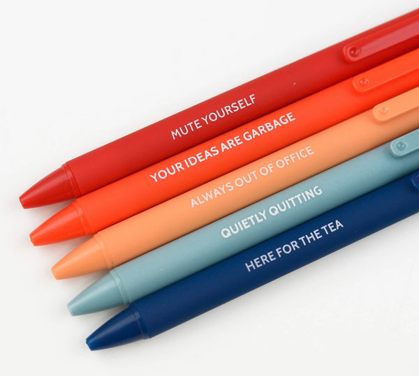 9-5 Edition Hilarious Pen Sets